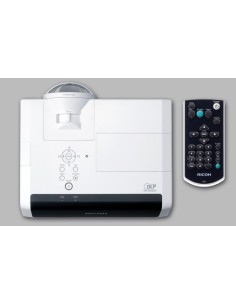 Ricoh PJ X4241N videoproyector 3300 lúmenes ANSI DLP XGA (1024x768) Proyector para escritorio Negro, Blanco