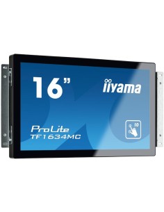 iiyama ProLite TF1634MC-B6X monitor pantalla táctil 39,6 cm (15.6") 1366 x 768 Pixeles Negro Multi-touch