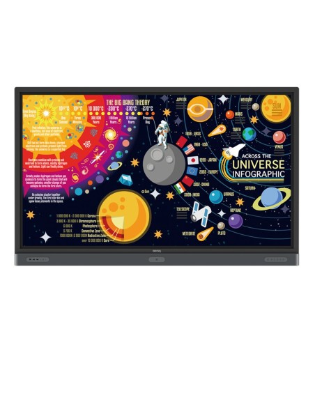 BENQ   MONITOR INTERACTIVO TÁCTIL - MULTI-USUARIO   RP7501K   75"   NEGRO