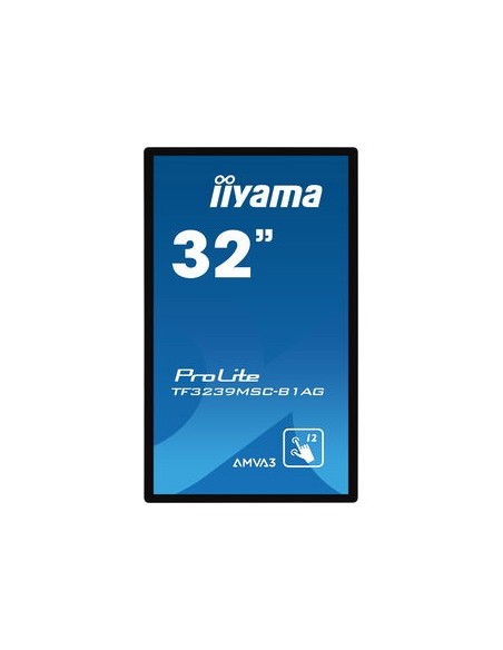 iiyama ProLite TF3239MSC-B1AG monitor pantalla táctil 80 cm (31.5") 1920 x 1080 Pixeles Multi-touch Multi-usuario Negro