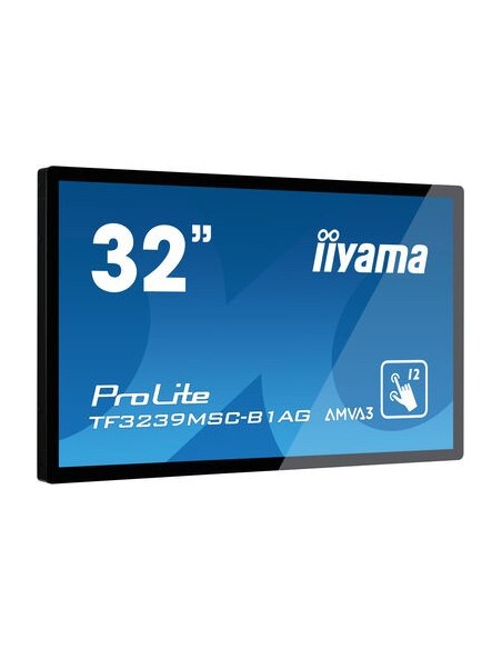iiyama ProLite TF3239MSC-B1AG monitor pantalla táctil 80 cm (31.5") 1920 x 1080 Pixeles Multi-touch Multi-usuario Negro