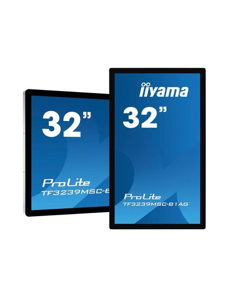 iiyama ProLite TF3239MSC-B1AG monitor pantalla táctil 80 cm (31.5") 1920 x 1080 Pixeles Multi-touch Multi-usuario Negro