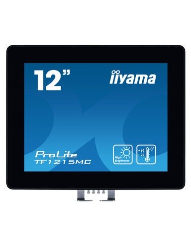 iiyama ProLite TF1215MC-B1 monitor pantalla táctil 30,7 cm (12.1") 1024 x 768 Pixeles Multi-touch Negro