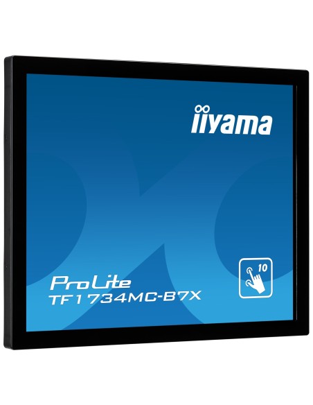 iiyama ProLite TF1734MC-B7X monitor pantalla táctil 43,2 cm (17") 1280 x 1024 Pixeles Multi-touch Negro