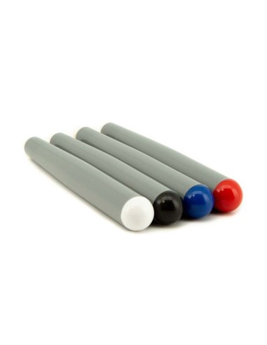 iggual Juego 4 rotuladores pizarras IRIS marcador 4 pieza(s) Punta redonda Negro, Azul, Rojo, Blanco