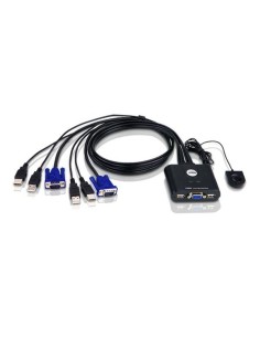 Aten CS22U interruptor KVM Negro