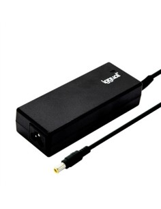 iggual IGG315446 adaptador e inversor de corriente Interior 90 W Negro