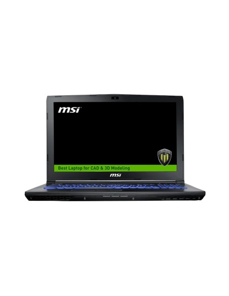 MSI Workstation WE62 7RJ-2006XES DDR4-SDRAM Estación de trabajo móvil 39,6 cm (15.6") 1920 x 1080 Pixeles 7ª generación de