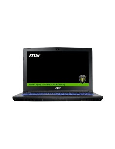 MSI Workstation WS63VR 7RL-072ES Estación de trabajo móvil 39,6 cm (15.6") 1920 x 1080 Pixeles 7ª generación de procesadores