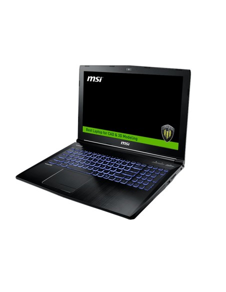 MSI Workstation WS63VR 7RL-072ES Estación de trabajo móvil 39,6 cm (15.6") 1920 x 1080 Pixeles 7ª generación de procesadores