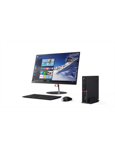 Lenovo ThinkCentre M600 J3710 mini PC Intel® Pentium® 4 GB DDR3L-SDRAM 500 GB Unidad de disco duro Windows 10 Pro Negro