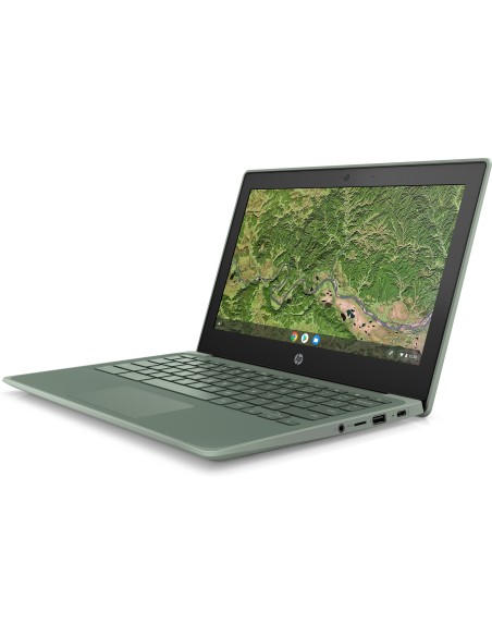 HP Chromebook 11A G8 EE DDR4-SDRAM 29,5 cm (11.6") 1366 x 768 Pixeles AMD A4 4 GB 32 GB eMMC Wi-Fi 5 (802.11ac) Chrome OS Verde