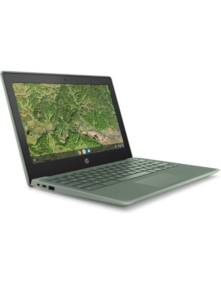 HP Chromebook 11A G8 EE DDR4-SDRAM 29,5 cm (11.6") 1366 x 768 Pixeles AMD A4 4 GB 32 GB eMMC Wi-Fi 5 (802.11ac) Chrome OS Verde