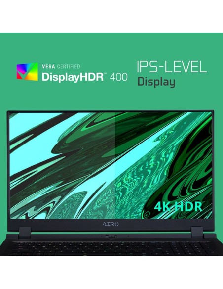 Gigabyte AERO 17 HDR YC-9ES4760SP DDR4-SDRAM Portátil 43,9 cm (17.3") 3840 x 2160 Pixeles Intel® Core™ i9 de 10ma Generación 64