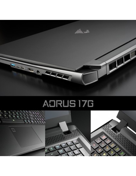 Gigabyte AORUS 17G DDR4-SDRAM Portátil 43,9 cm (17.3") 1920 x 1080 Pixeles Intel® Core™ i7 de 10ma Generación 32 GB 512 GB SSD