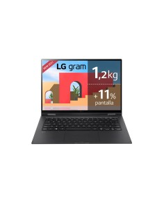 LG Gram 14T90P LPDDR4x-SDRAM Híbrido (2-en-1) 35,6 cm (14") 1920 x 1200 Pixeles Pantalla táctil Intel® Core™ i7 de 11ma