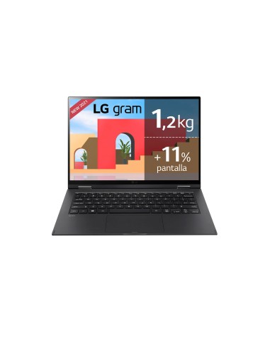 LG Gram 14T90P LPDDR4x-SDRAM Híbrido (2-en-1) 35,6 cm (14") 1920 x 1200 Pixeles Pantalla táctil Intel® Core™ i7 de 11ma