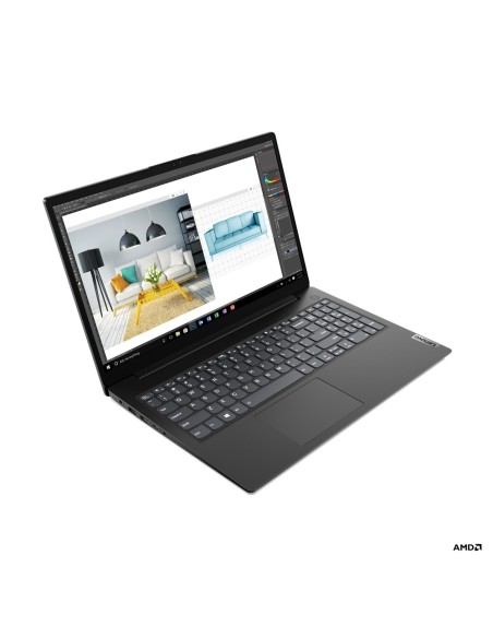 Lenovo V V15 Portátil 39,6 cm (15.6") Full HD AMD Ryzen 5 8 GB DDR4-SDRAM 512 GB SSD Wi-Fi 5 (802.11ac) Windows 10 Home Negro