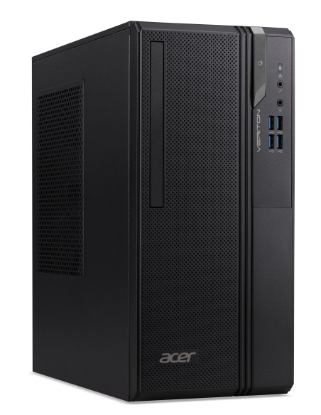 Acer Veriton VES2740G DDR4-SDRAM i5-10400 Escritorio Intel® Core™ i5 de 10ma Generación 8 GB 512 GB SSD Windows 10 Pro PC Negro