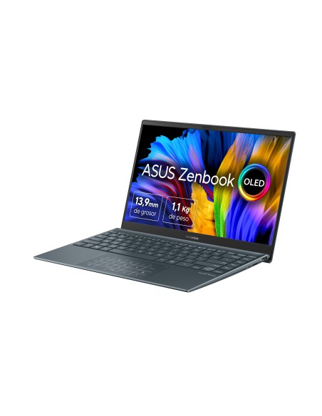 ASUS ZenBook 13 OLED UX325EA-KG245 - Portátil .3" Full HD (Core i7-1165G7, 16GB RAM, 512GB SSD, Iris Xe Graphics, Sin Sistema