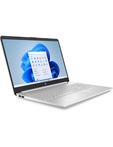 HP 15s-eq2024ns Portátil 39,6 cm (15.6") Full HD AMD Ryzen 5 8 GB DDR4-SDRAM 512 GB SSD Wi-Fi 5 (802.11ac) Windows 10 Home Plata
