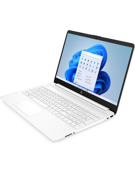 HP 15s-eq1144ns Portátil 39,6 cm (15.6") HD AMD 3000 8 GB DDR4-SDRAM 256 GB SSD Wi-Fi 5 (802.11ac) Windows 11 Home Blanco