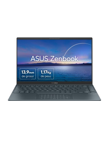ASUS ZenBook 14 UX425EA-KI358 - Portátil " Full HD (Core i7-1165G7, 16GB RAM, 512GB SSD, Iris Xe Graphics, Sin Sistema