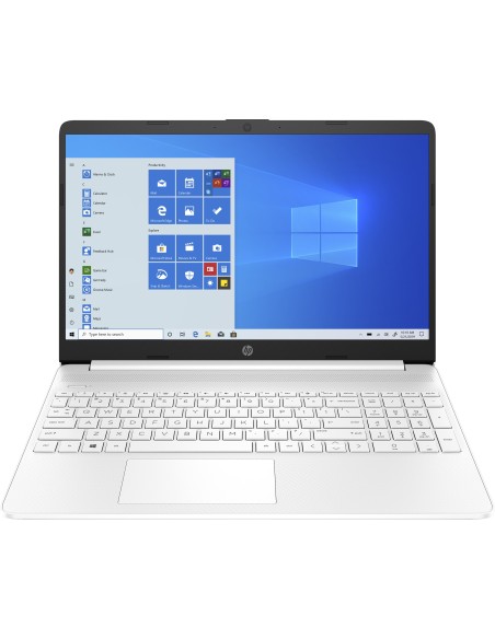 HP 15s-fq0012ns Portátil 39,6 cm (15.6") HD Intel® Celeron® 8 GB DDR4-SDRAM 256 GB SSD Wi-Fi 5 (802.11ac) Windows 10 Home Blanco