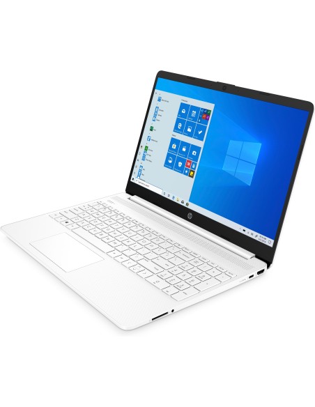 HP 15s-fq0012ns Portátil 39,6 cm (15.6") HD Intel® Celeron® 8 GB DDR4-SDRAM 256 GB SSD Wi-Fi 5 (802.11ac) Windows 10 Home Blanco