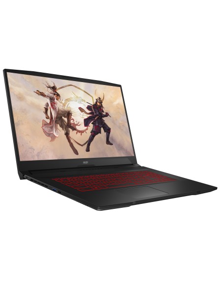 MSI Gaming GF76 12UGS-448XES Katana Portátil 43,9 cm (17.3") Full HD Intel® Core™ i7 16 GB DDR4-SDRAM 512 GB SSD NVIDIA GeForce
