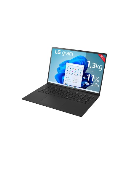 LG Gram 17" WQXGA IPS Intel Core i7 1260P 16GB RAM 1TB SSD Windows 11 Home Negro