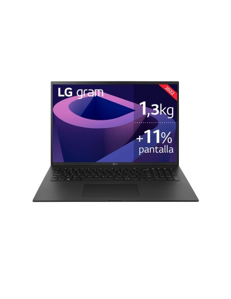 LG Gram 17" WQXGA IPS Intel Core i7 1260P 16GB RAM 1TB SSD Windows 11 Home Negro