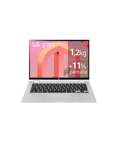 LG Gram 14T90Q-G i7-12800HE Híbrido (2-en-1) 35,6 cm (14") Pantalla táctil WUXGA Intel® Core™ i7 16 GB LPDDR5-SDRAM 1000 GB SSD