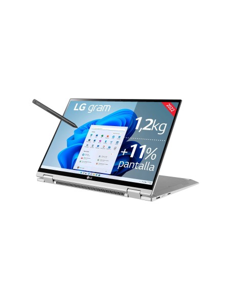 LG Gram 14T90Q-G i7-12800HE Híbrido (2-en-1) 35,6 cm (14") Pantalla táctil WUXGA Intel® Core™ i7 16 GB LPDDR5-SDRAM 1000 GB SSD