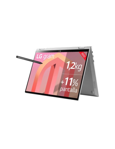 LG Gram 14T90Q-G i7-12800HE Híbrido (2-en-1) 35,6 cm (14") Pantalla táctil WUXGA Intel® Core™ i7 16 GB LPDDR5-SDRAM 1000 GB SSD