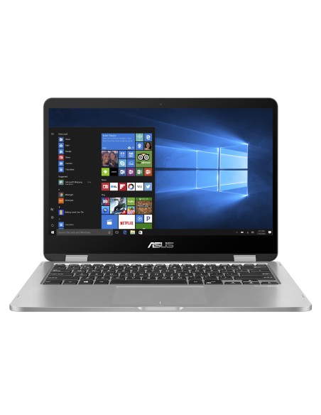 Asus VivoBook Flip 14" Full HD Intel Celeron N4020 4GB RAM 256GB SSD Windows 11 Home Gris Plata