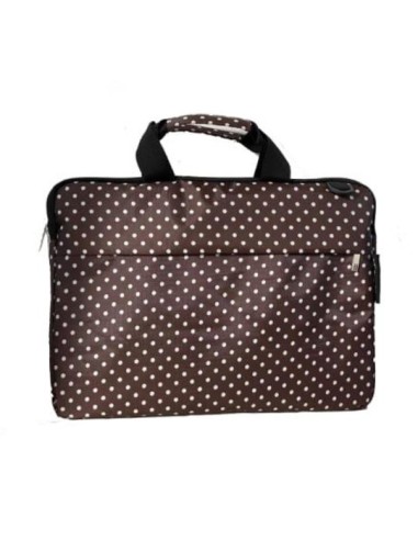 Maillon Technologique Davos maletines para portátil 39,6 cm (15.6") Maletín Marrón, Blanco