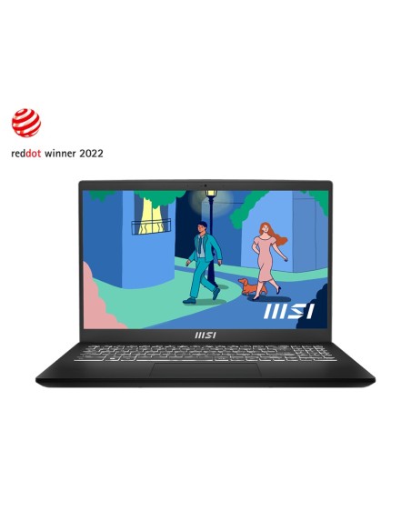 MSI Modern 15 15.6" Full HD AMD Ryzen 7 5825U 16GB RAM 512GB SSD FreeDOS Negro