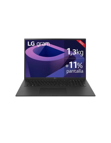 LG PORTATIL GRAM (17Z90Q-E.AA75B) 17’’ IPS LCD, CI7-1260P, 16GB RAM, 512GB SSD, RTX 2050 4GB GDDR6, 90 WH, W11