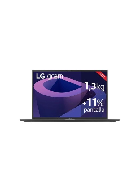 LG PORTATIL GRAM (17Z90Q-E.AA75B) 17’’ IPS LCD, CI7-1260P, 16GB RAM, 512GB SSD, RTX 2050 4GB GDDR6, 90 WH, W11