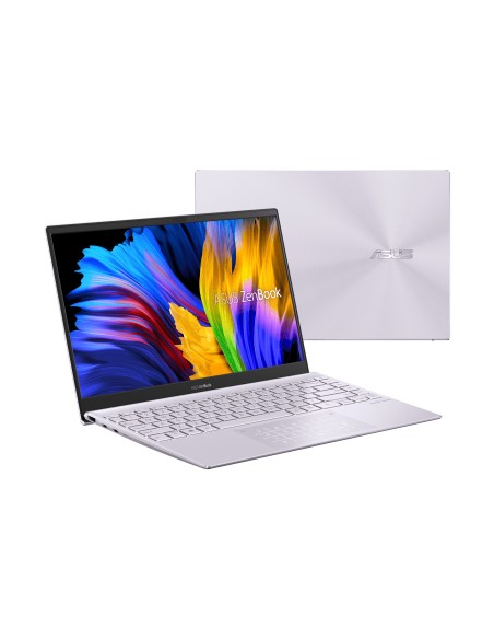 Asus ZenBook 14" Full HD AMD Ryzen 7 5700U 16GB RAM 512GB SSD Windows 11 Home Gris Plata