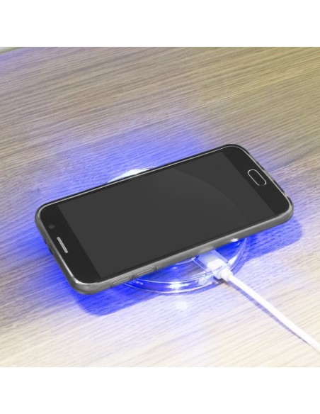 Ewent EW1190 cargador de dispositivo móvil Negro, Transparente, Blanco Interior