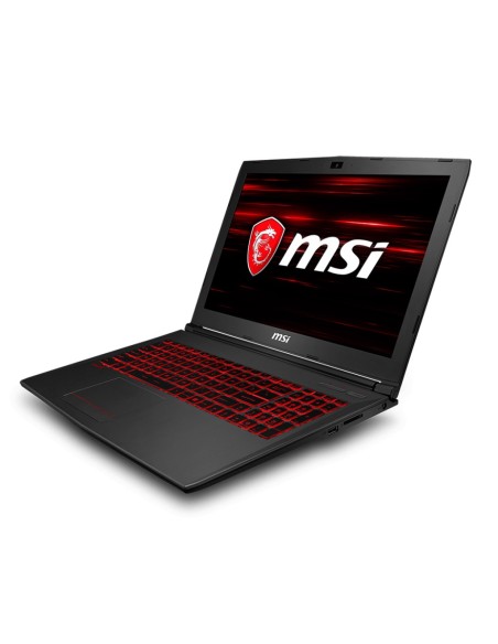 MSI Gaming GV62 8RD-011XES Portátil 39,6 cm (15.6") 1920 x 1080 Pixeles 8ª generación de procesadores Intel® Core™ i7 8 GB