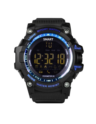 Brigmton BWATCH-G1-A smartwatch 2,84 cm (1.12") Negro, Azul