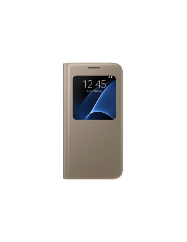 Samsung EF-CG930 funda para teléfono móvil 12,9 cm (5.1") Libro Oro