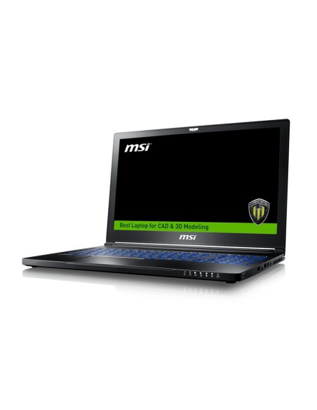 MSI Workstation WS63 7RK-408ES DDR4-SDRAM Estación de trabajo móvil 39,6 cm (15.6") 1920 x 1080 Pixeles 7ª generación de