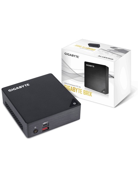 Gigabyte GB-BKi3A-7100 (rev. 1.0) 0,46 l tamaño PC Negro BGA 1356 i3-7100U 2,4 GHz