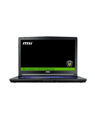 MSI Workstation WE72 7RJ-1099XES DDR4-SDRAM Estación de trabajo móvil 43,9 cm (17.3") 1920 x 1080 Pixeles 7ª generación de