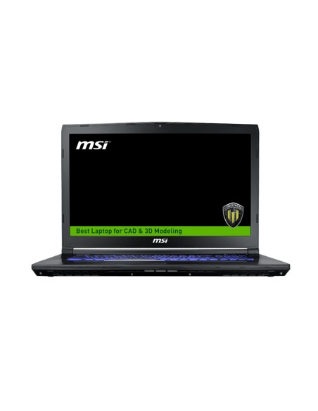 MSI Workstation WE72 7RJ-1099XES DDR4-SDRAM Estación de trabajo móvil 43,9 cm (17.3") 1920 x 1080 Pixeles 7ª generación de