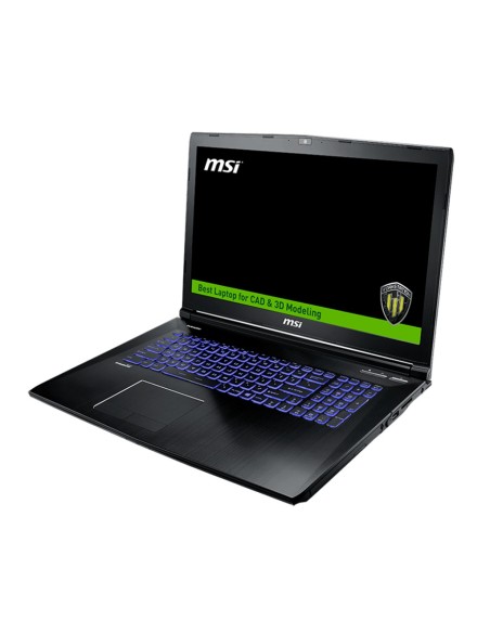 MSI Workstation WE72 7RJ-1099XES DDR4-SDRAM Estación de trabajo móvil 43,9 cm (17.3") 1920 x 1080 Pixeles 7ª generación de